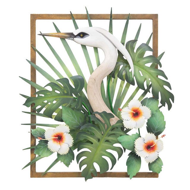 Hiding Heron Wall Art