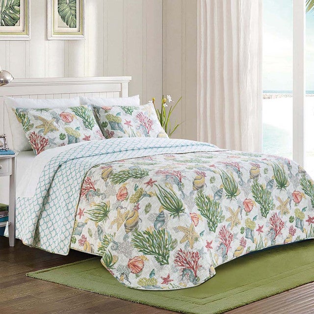Royal Sea Floor Bedspread - Twin