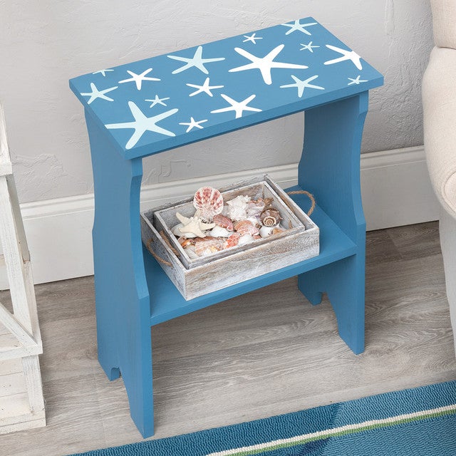 Starfish Blue Side Table