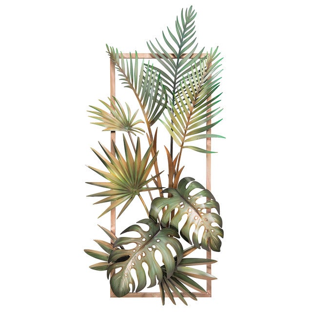 Tropical Palms Metal Wall Art - 1