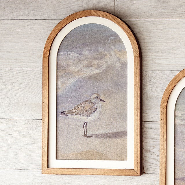 Coastal Serenity Bird Wall Art - Right Facing- SALE