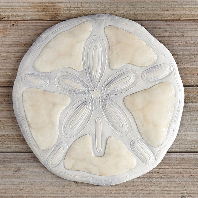 Sand Dollar Metal & Capiz Wall Art - Large