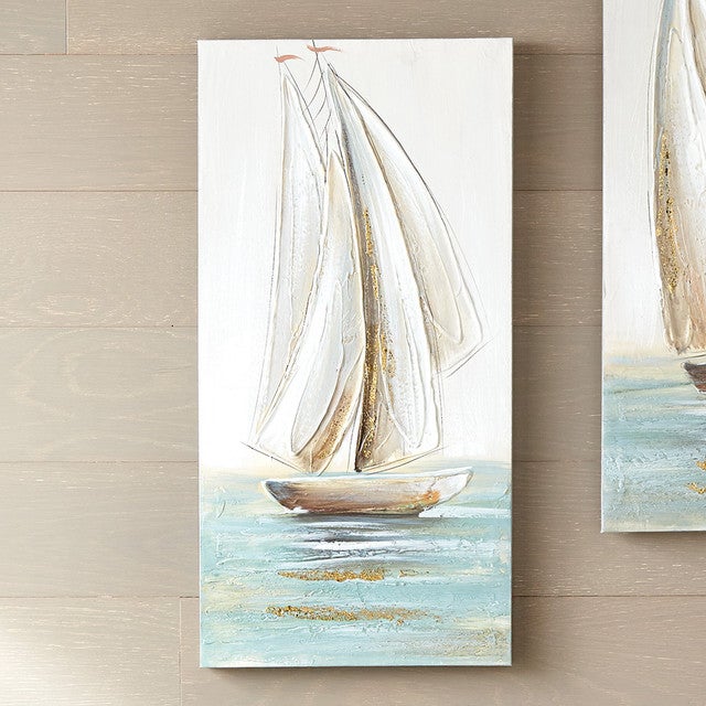 Ocean Breeze Sailboat Wall Art - 1