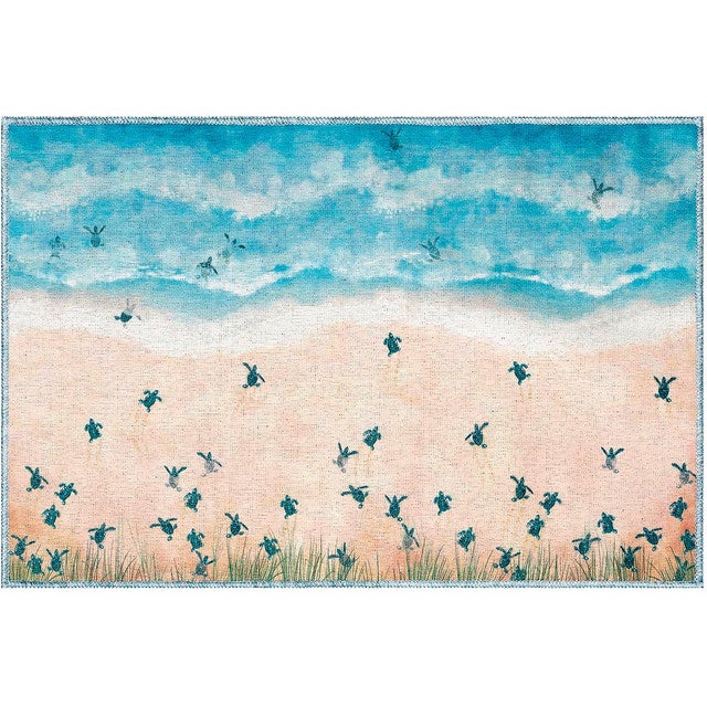 Turtle Beach Indoor/Outdoor Rug - 2 x 3