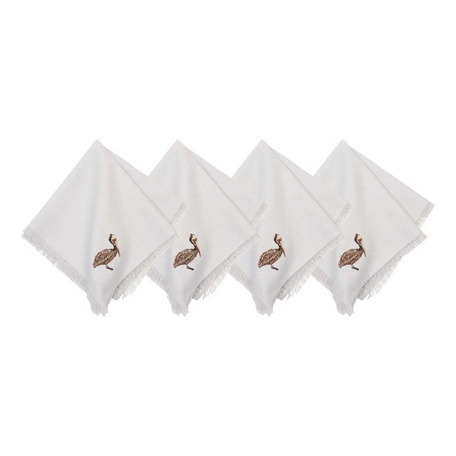 Bayshore Pelican Napkins - Set of 4