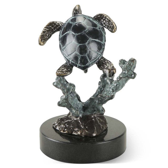 Swimming Sea Turtle Sculpture