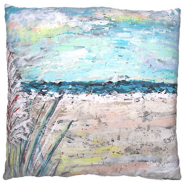 Beach Impressions Indoor/Outdoor Indoor/Outdoor Pillow