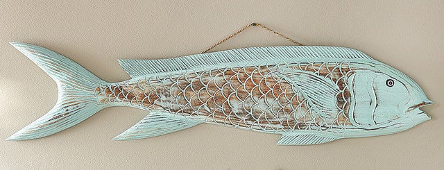 Biscayne Fish Wood Wall Art