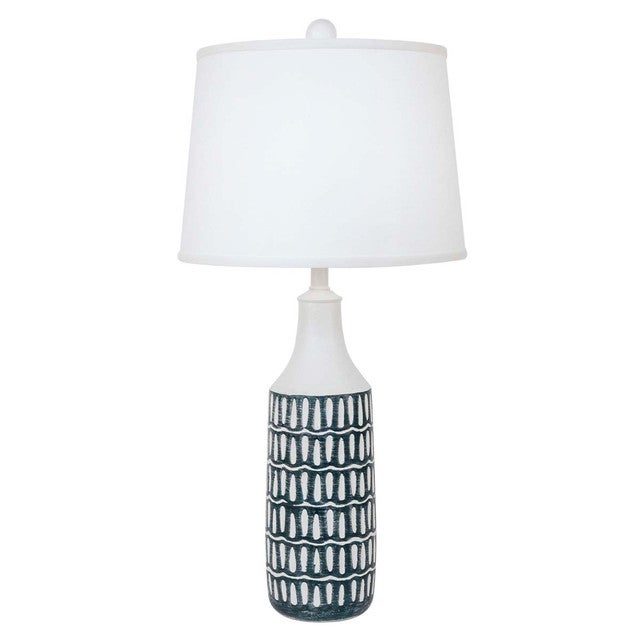 Navy Tide Table Lamp