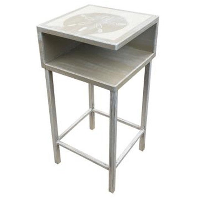 Sand Dollar Silhouette Accent Table