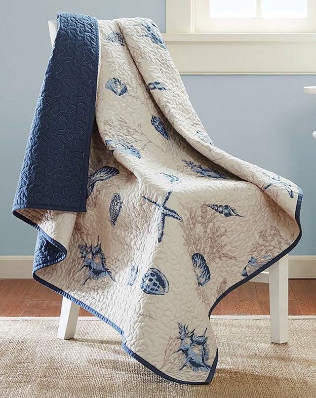 Blue Beach Oversized Throw