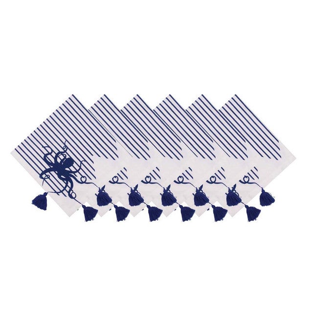 Tassel Tentacles Napkins - Set of 6