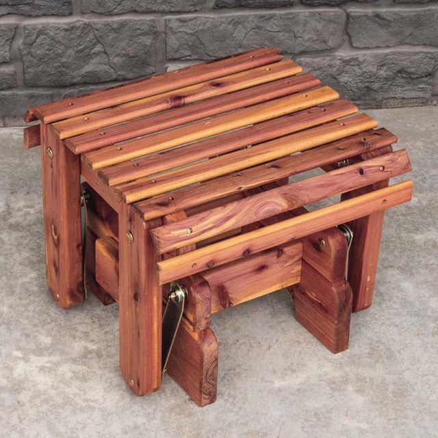 Timber Creek Cedar Gliding Ottoman