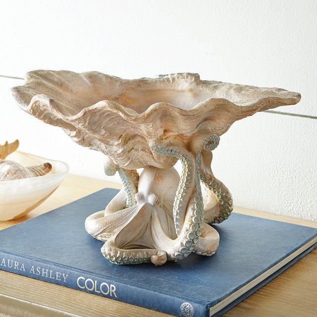 Octopus & Shell Serving Dish - 7 Inch