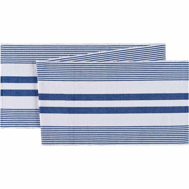 Blue Harbor Stripe Table Runner