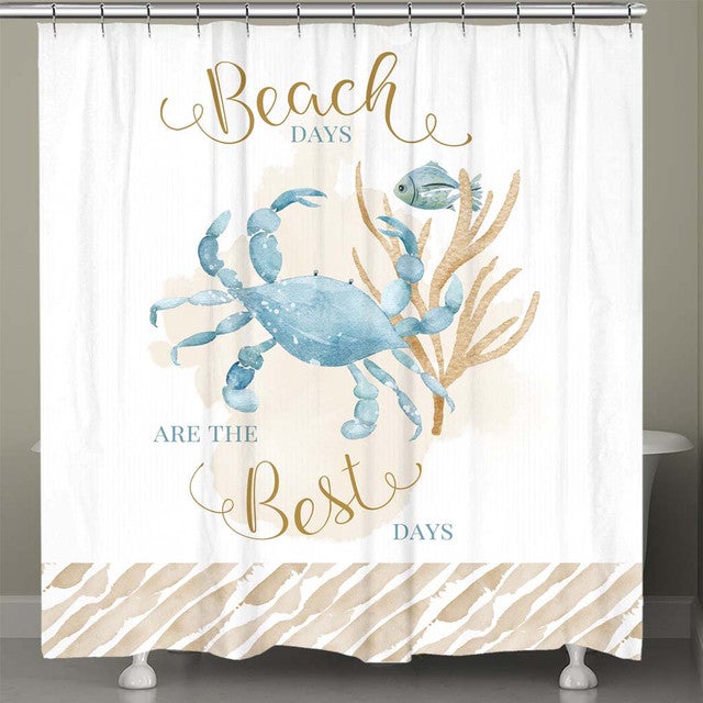 Best Beach Days Shower Curtain