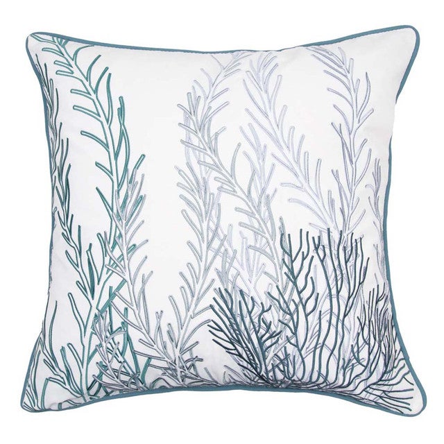 Reef Relief Blue Indoor/Outdoor Pillow