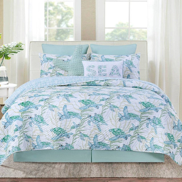 Galapagos Quilt Bed Set - Twin