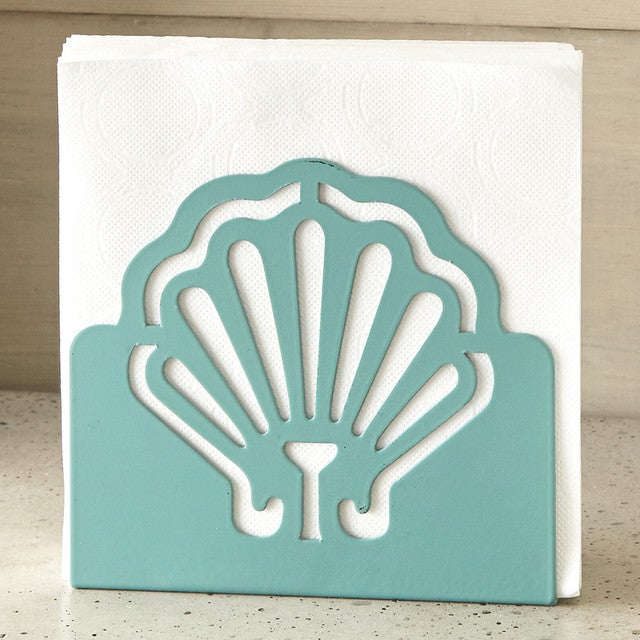Scallop Metal Napkin Holder