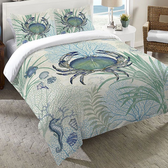 Blue Sea Life Duvet Bedding Collection