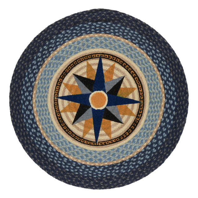 Compass Braided Rug