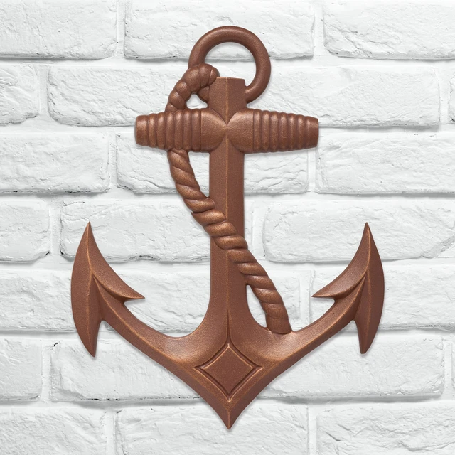 Copper Anchor Wall Decor