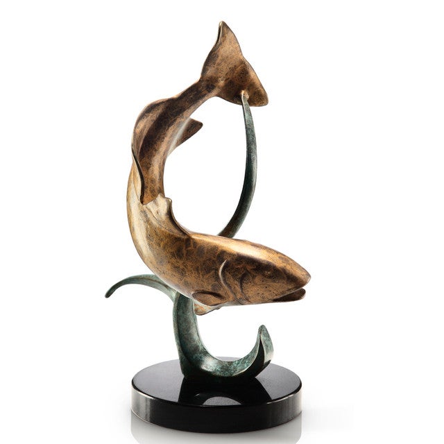 Flowing Redfish Sculpture