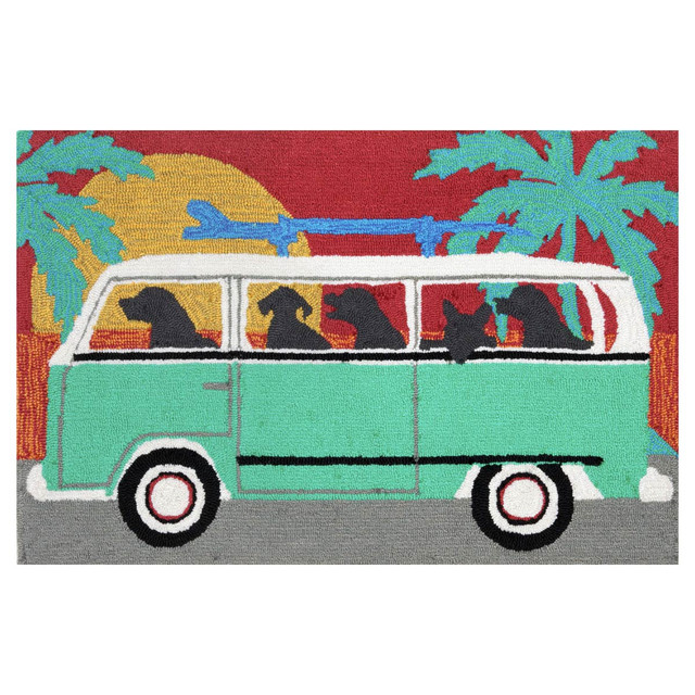 Surf Dogs Beach Rug - 2 x 3