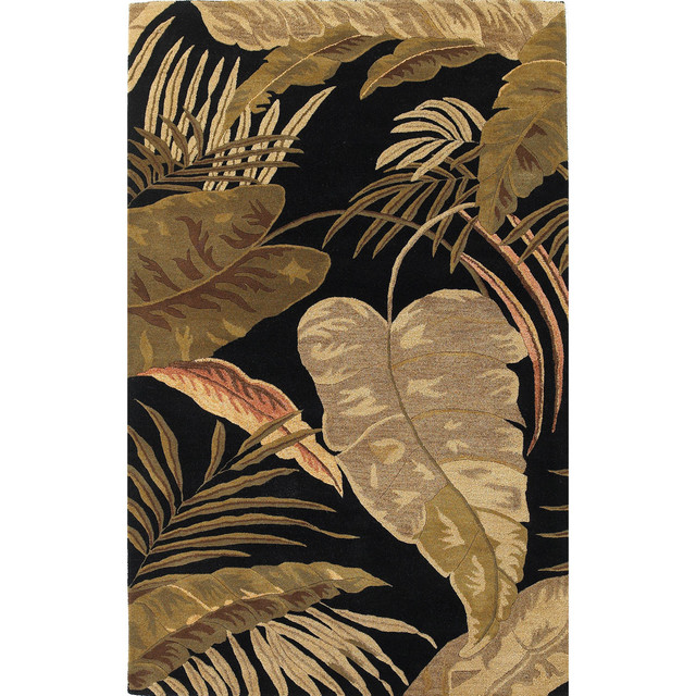 Havana Midnight Rainforest Rug - 3 x 5