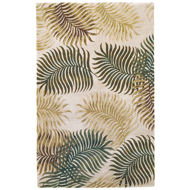 Havana Natural Fern View Rug - 3 x 4