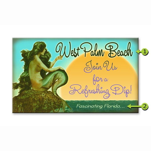 Join Us for a Refreshing Dip Personalized Sign - 14 x 24