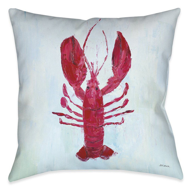 Lobster Life 20 x 20 Outdoor Pillow