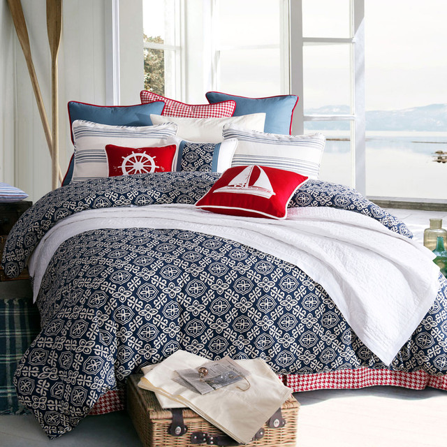 Naval Knots 4 Piece Bed Set - Queen
