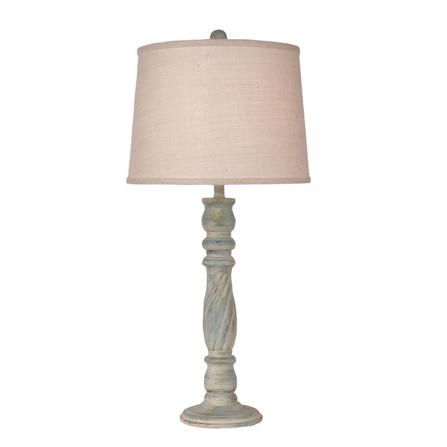 Shabby Summer Swirl Table Lamp