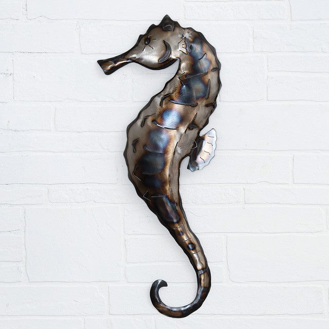 Polished Metal Seahorse - Medium