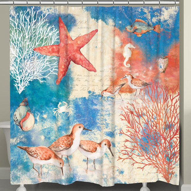 Reef Life Shower Curtain