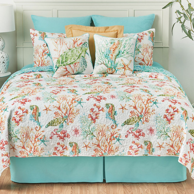 Sea Bounty Quilt Bed Set - King - OUT OF STOCK UNTIL 12/09/2025