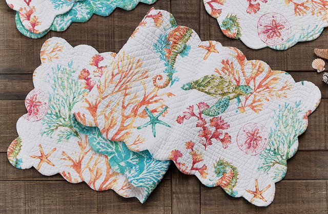 Sea Bounty Reversible Table Runner