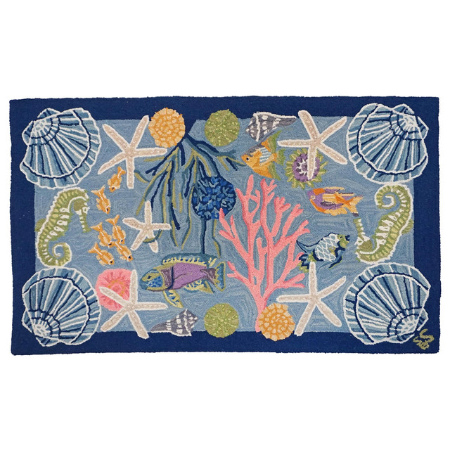 South Sea Life Rug - 2 x 3