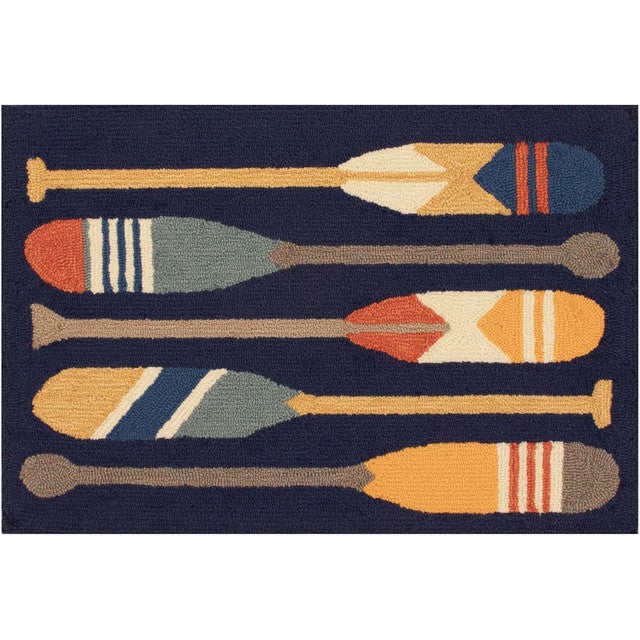 Striped Oars Indoor/Outdoor Rug - 1 x 2 - OUT OF STOCK UNTIL 11/26/2025