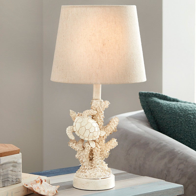 Coral Cove Turtle Lamp