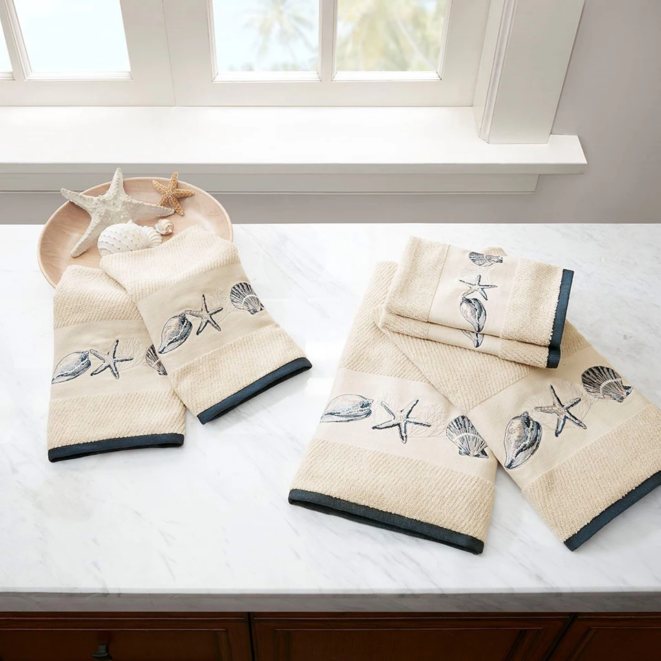Beach Themed Bath & Hand Towels | Bella Coastal Décor